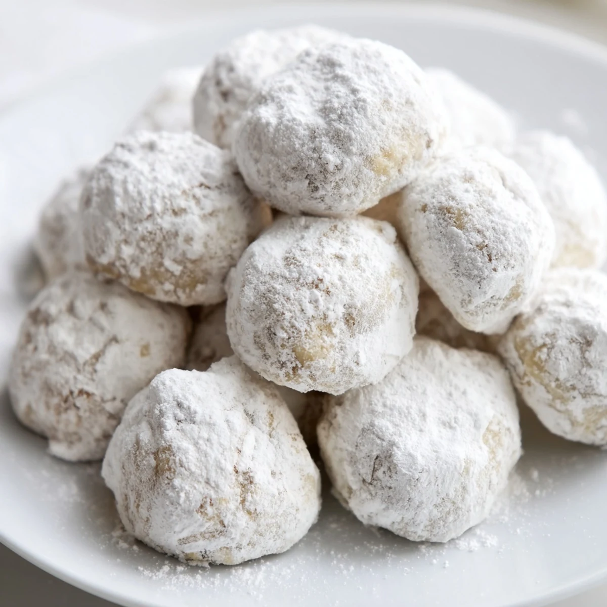Imagine a bite of these classic Mexican Wedding Cookies: rich, pecan-studded shortbread, coated in sweet powder.