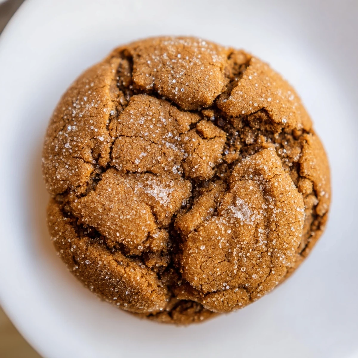 Freshly baked Molasses Cookies, bursting with flavor, ready to enjoy with a warm beverage.