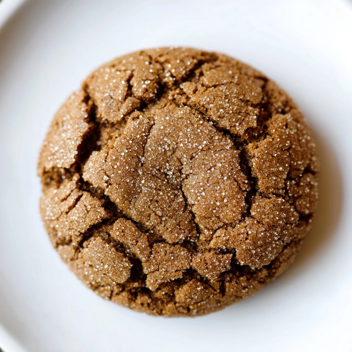 A close-up of chewy Molasses Cookies: a perfect spiced treat for sharing with family.