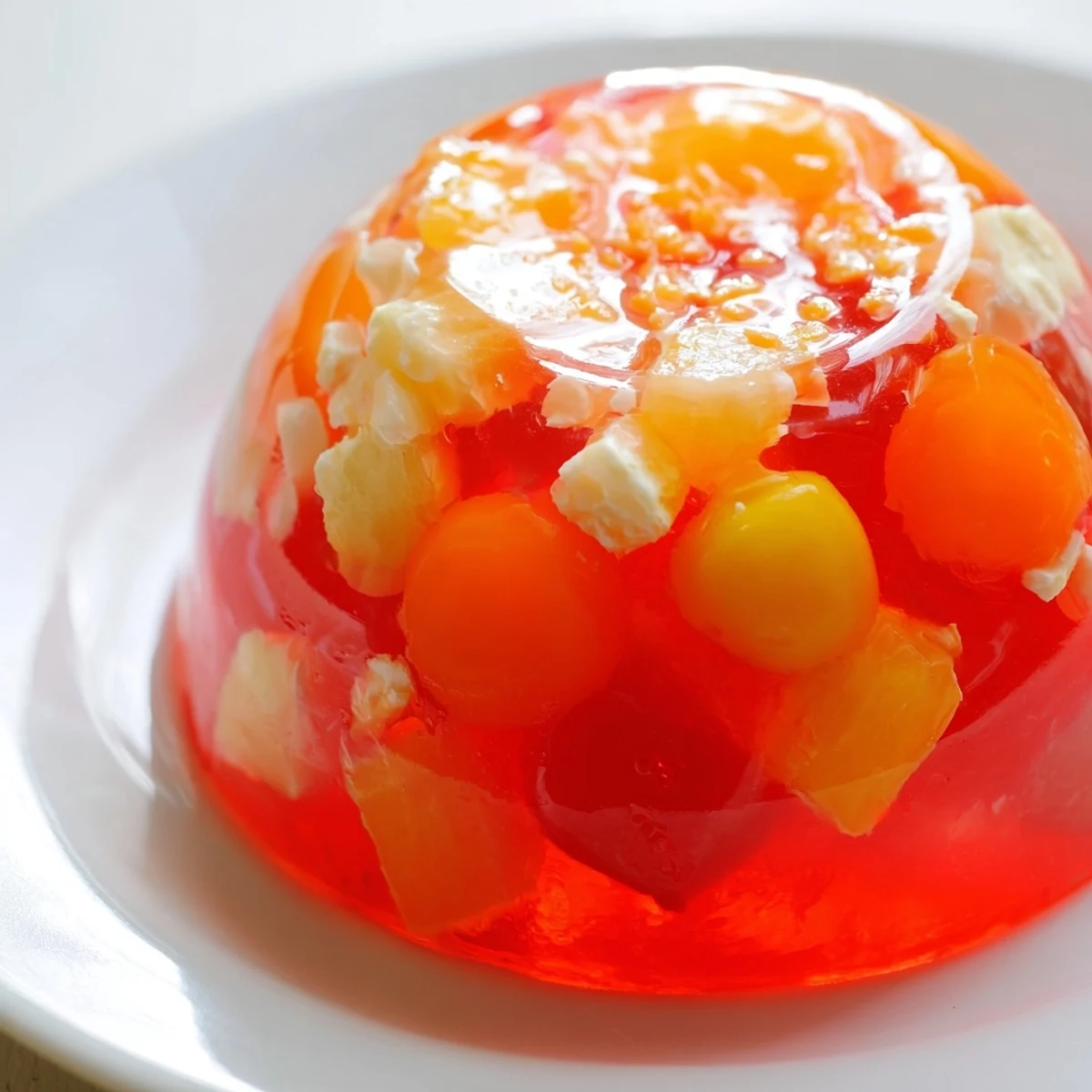 Jell-O Salad with Fruit