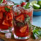 Refreshing non-alcoholic sangria featuring white grape and citrus fruits, perfect for sunny spring brunches or garden parties.