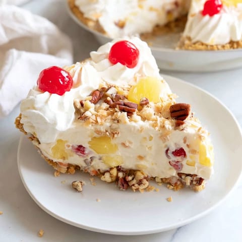Millionaire Pineapple Cherries Pie