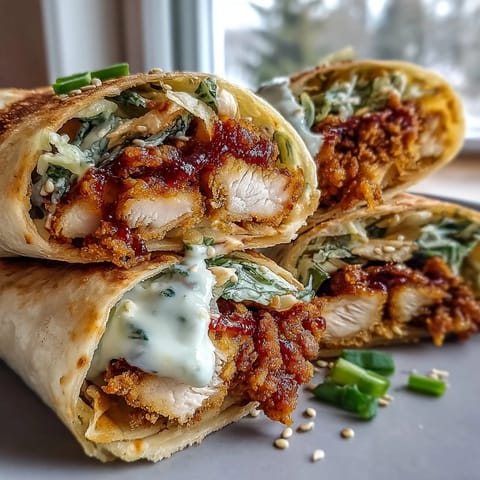 Crispy KFC Turkey Snack Wraps