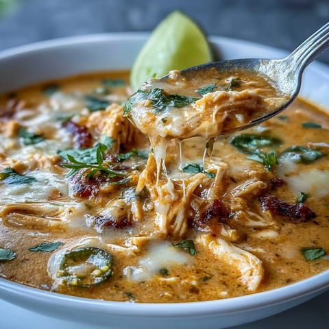 Keto Creamy Chicken Enchilada
