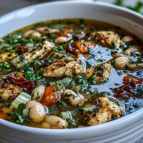 Smoked Turkey White Bean Soup