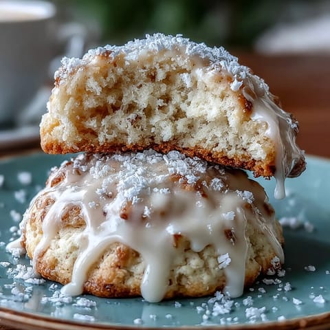 A plate of soft, tangy lemon cookies made with cottage cheese, topped with a glossy lemon glaze and fresh zest.