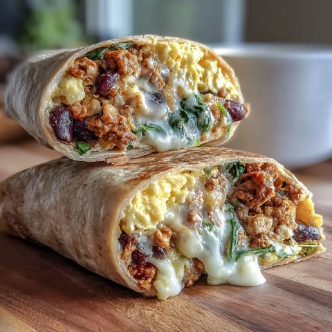High-Protein Breakfast Burrito