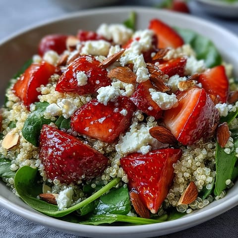 Strawberry Feta Quinoa Salad