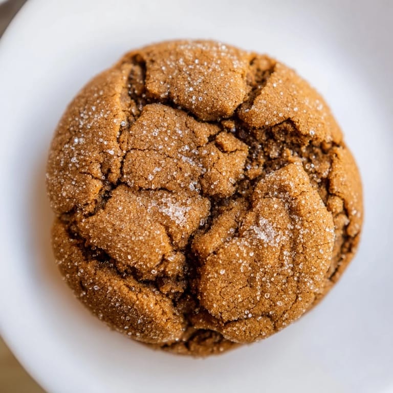 Freshly baked Molasses Cookies, bursting with flavor, ready to enjoy with a warm beverage.