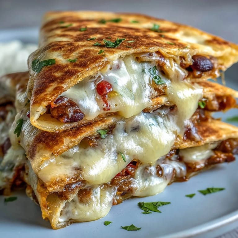 Blooming Quesadilla Ring on a platter with lime wedges and cilantro, served as a vegetarian Mexican-inspired appetizer.