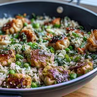 Crispy, savory Trader Joe's Dumpling Fried Rice